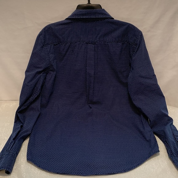 American Eagle outfitters athletic fit blue with white printed size small - Picture 6 of 6